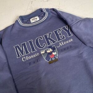 Vintage 90s Disney Store Mickey Mouse Crewneck Sweatshirt‎ XL